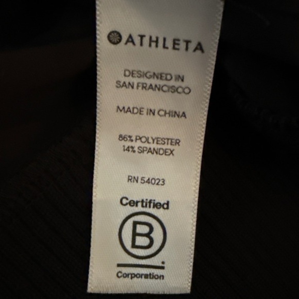 New Athleta Zephyr Shell Pullover Womens Ribbed Tank Top Featherweight Black S - Picture 6 of 10